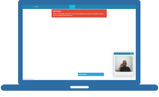  Monitoring Of Assessments By Live Proctors With Image And Video Features